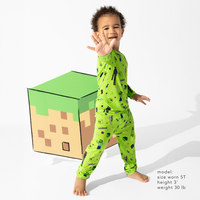 Minecraft: Mob Squad Bamboo Kids Pajamas