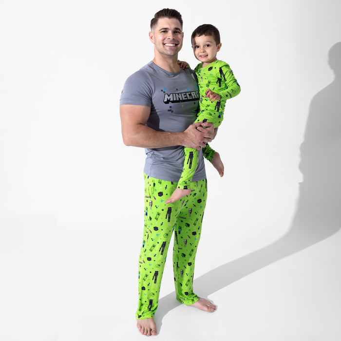 Minecraft: Mob Squad Bamboo Men's Pajama Set