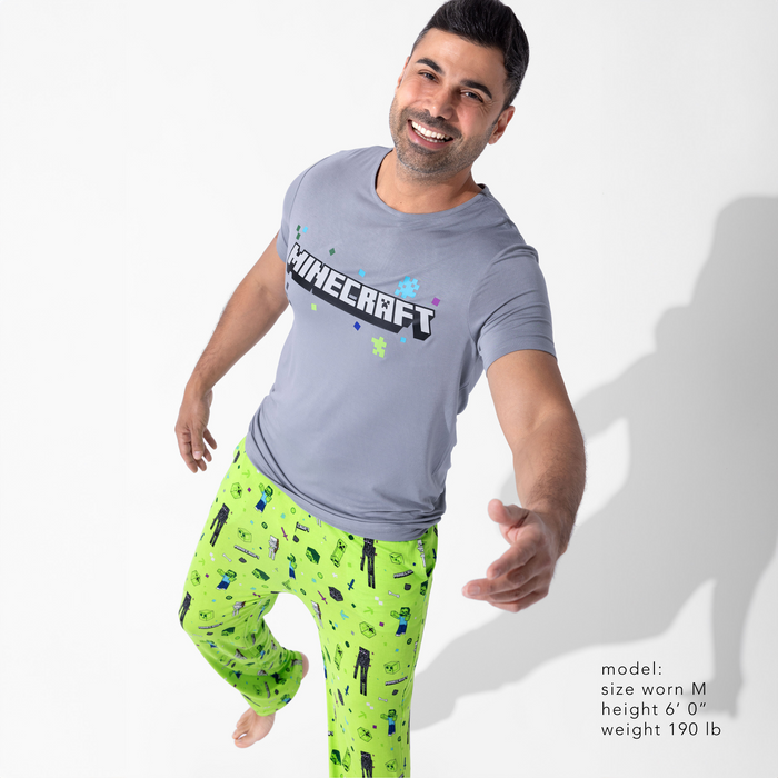 Minecraft: Mob Squad Bamboo Men's Pajama Set