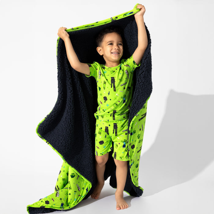 Minecraft: Mob Squad Bamboo Sherpa Blanket