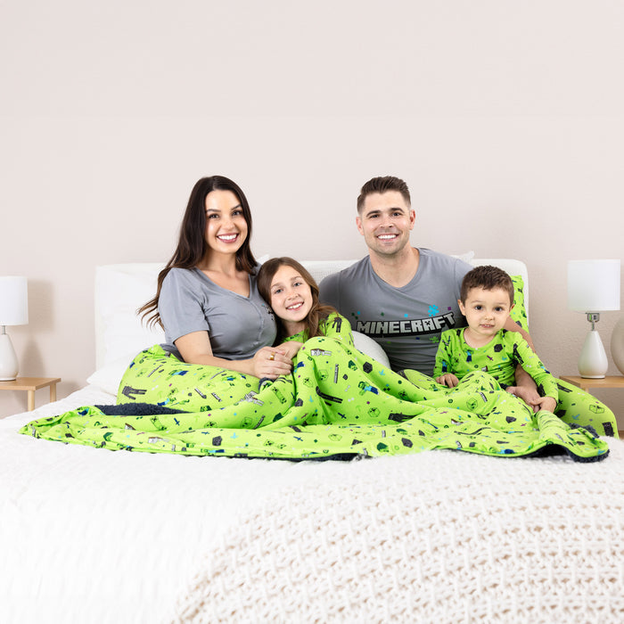 Minecraft: Mob Squad Bamboo Sherpa Blanket