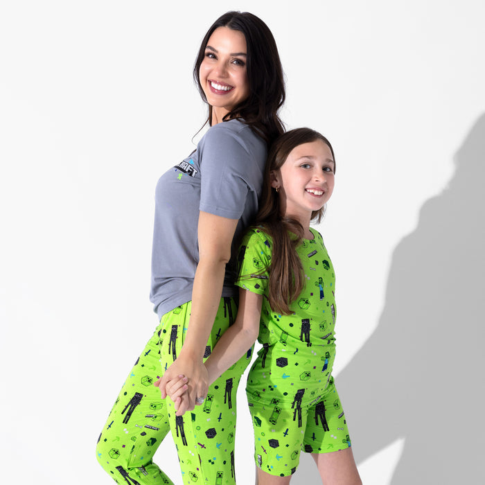 Minecraft: Mob Squad Bamboo Women's Pajama Set