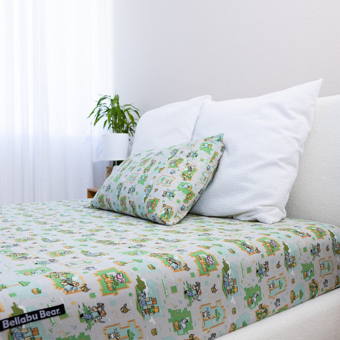 Minecraft: Overworld Dreams Bamboo Bed Sheet Set
