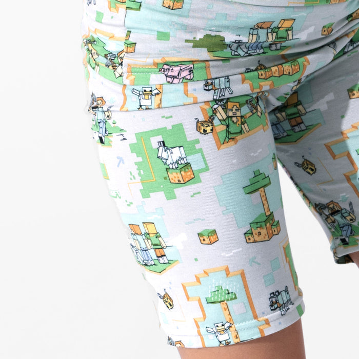 Minecraft: Overworld Dreams Bamboo Kids Pajama Short Set