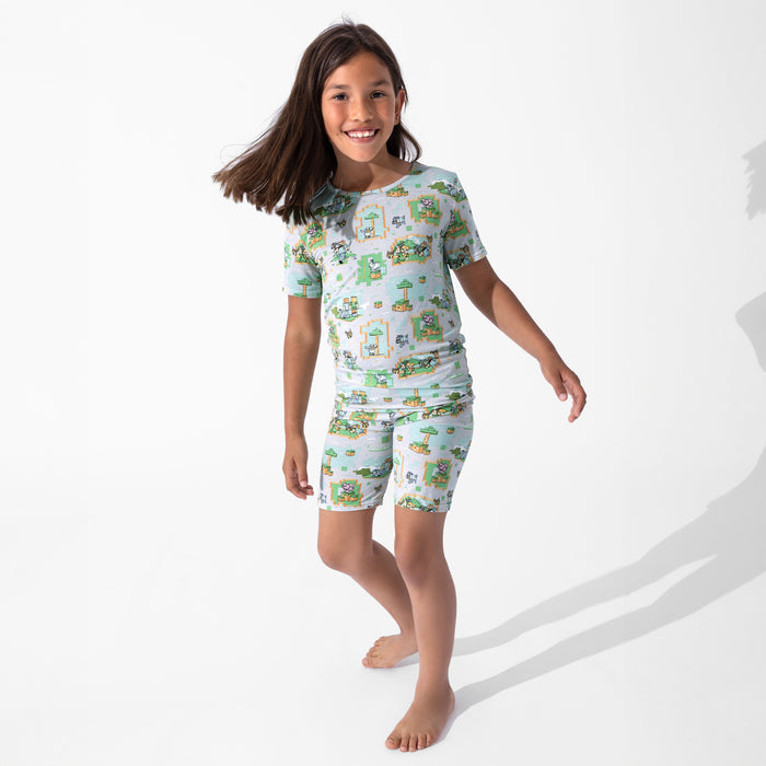 Minecraft: Overworld Dreams Bamboo Kids Pajama Short Set
