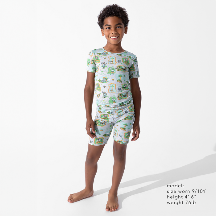 Minecraft: Overworld Dreams Bamboo Kids Pajama Short Set