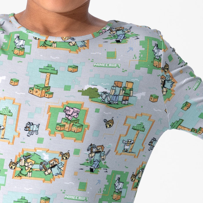 Minecraft: Overworld Dreams Bamboo Kids Pajamas