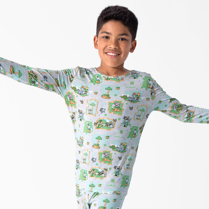 Minecraft: Overworld Dreams Bamboo Kids Pajamas