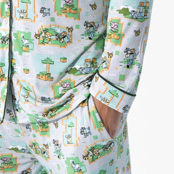 Minecraft: Overworld Dreams Bamboo Men's Pajama Set