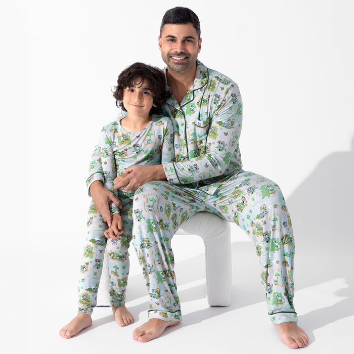 Minecraft: Overworld Dreams Bamboo Men's Pajama Set