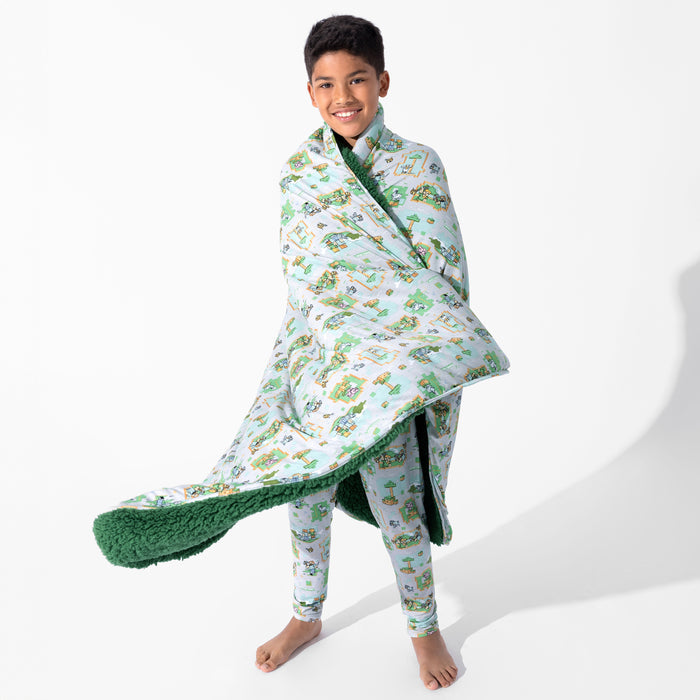 Minecraft: Overworld Dreams Bamboo Sherpa Blanket