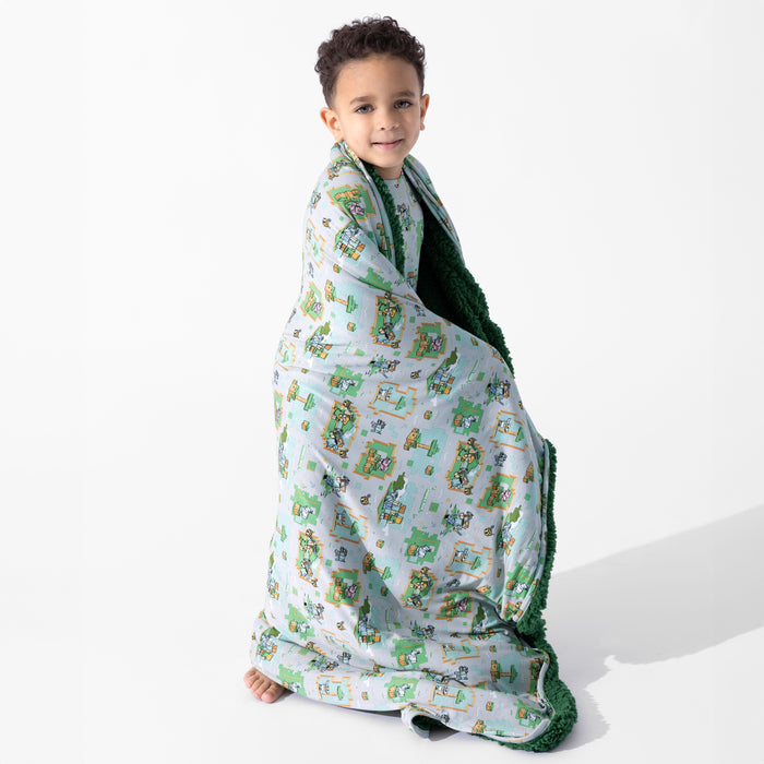 Minecraft: Overworld Dreams Bamboo Sherpa Blanket