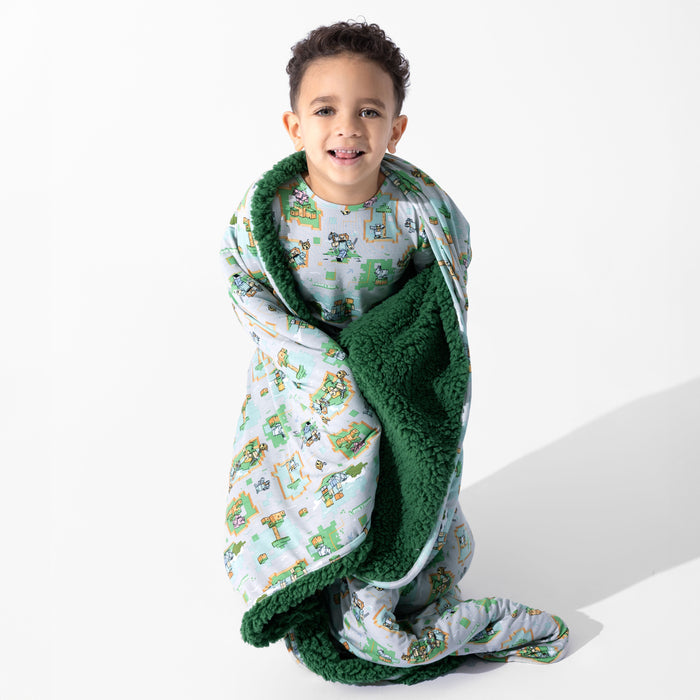 Minecraft: Overworld Dreams Bamboo Sherpa Blanket