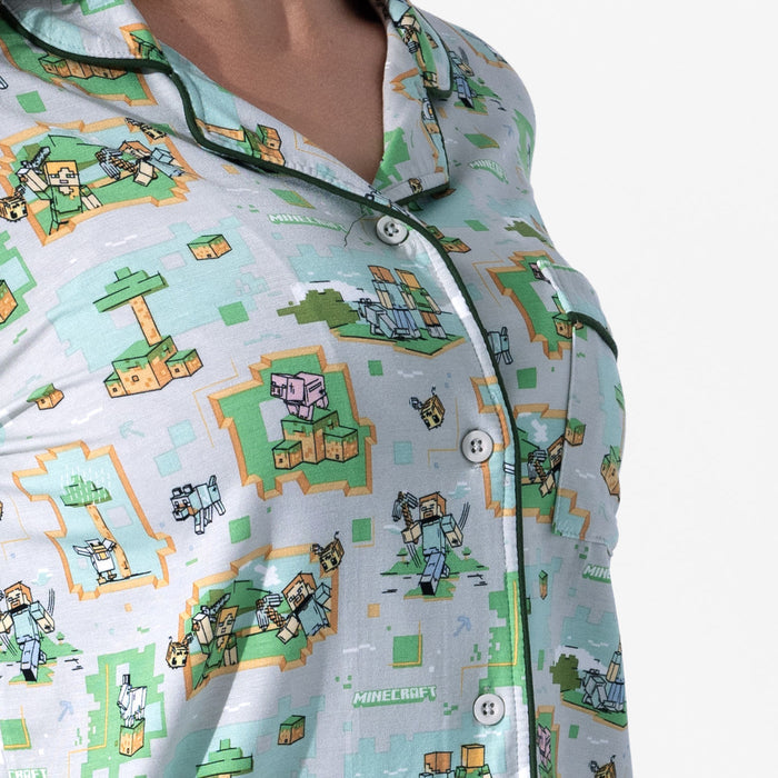 Minecraft: Overworld Dreams Bamboo Women's Pajama Set