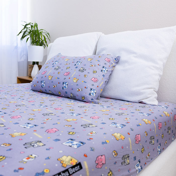 Minecraft: Pixel Pals Bamboo Bed Sheet Set