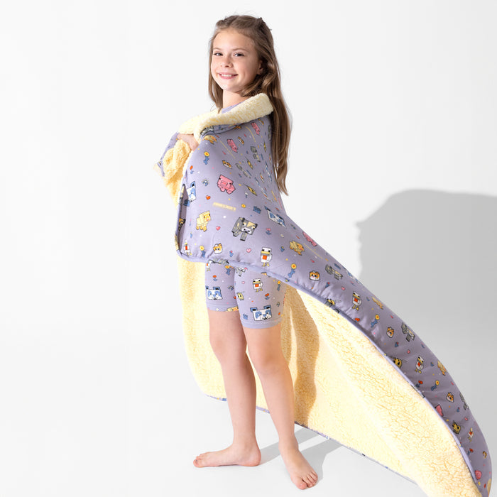 Minecraft: Pixel Pals Bamboo Kids Pajama Short Set