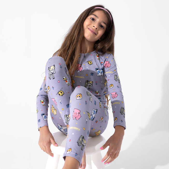 Minecraft: Pixel Pals Bamboo Kids Pajamas