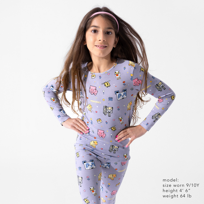 Minecraft: Pixel Pals Bamboo Kids Pajamas