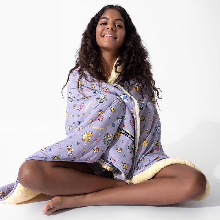 Minecraft: Pixel Pals Bamboo Sherpa Blanket