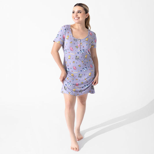 Minecraft: Pixel Pals Bamboo Women's Nightgown