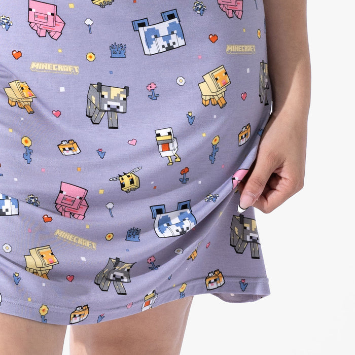 Minecraft: Pixel Pals Bamboo Women's Nightgown