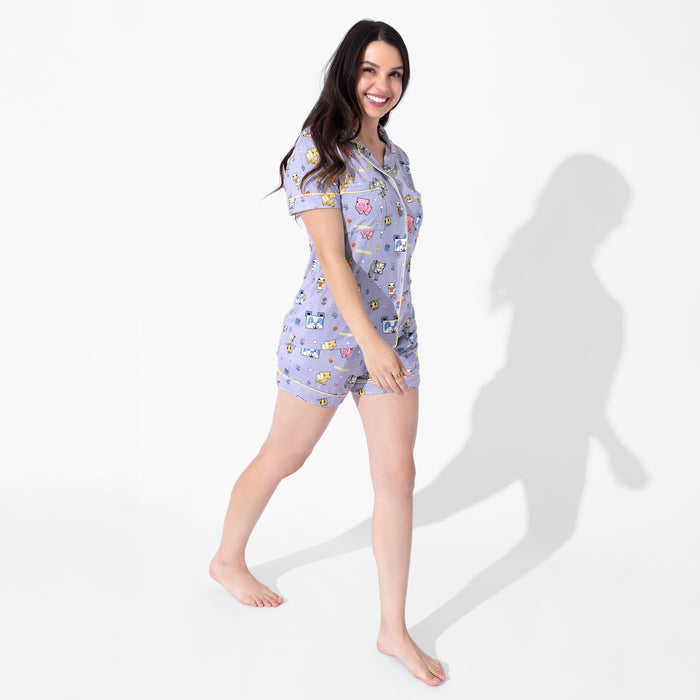 Minecraft: Pixel Pals Bamboo Women's Pajama Short Set