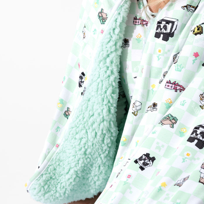 Minecraft: Sleep Repeat Bamboo Sherpa Blanket