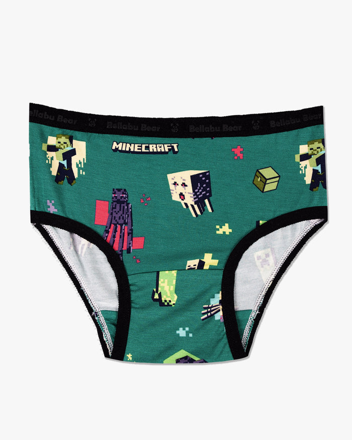 Minecraft: Summer Vibes Bamboo Girls' Underwear 7-Pack