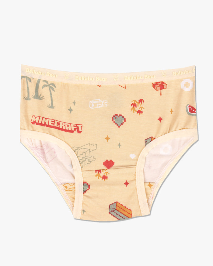 Minecraft: Summer Vibes Bamboo Girls' Underwear 7-Pack