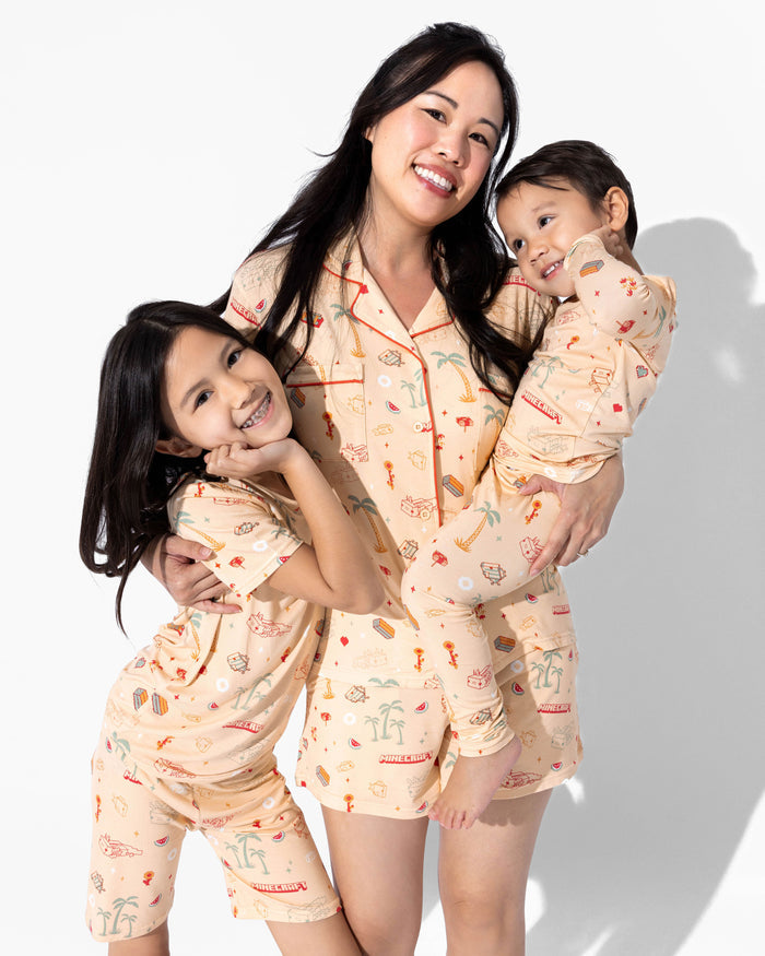 Minecraft: Summer Vibes Bamboo Kids Pajamas