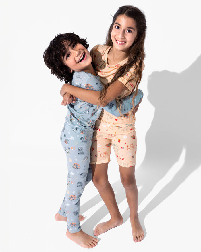 Minecraft: Summer Vibes Kids Pajama Short Set