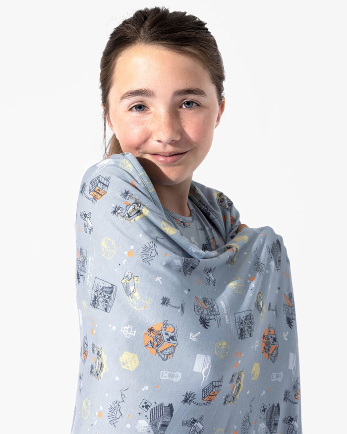 Minecraft: Time to Mine Bamboo Blanket
