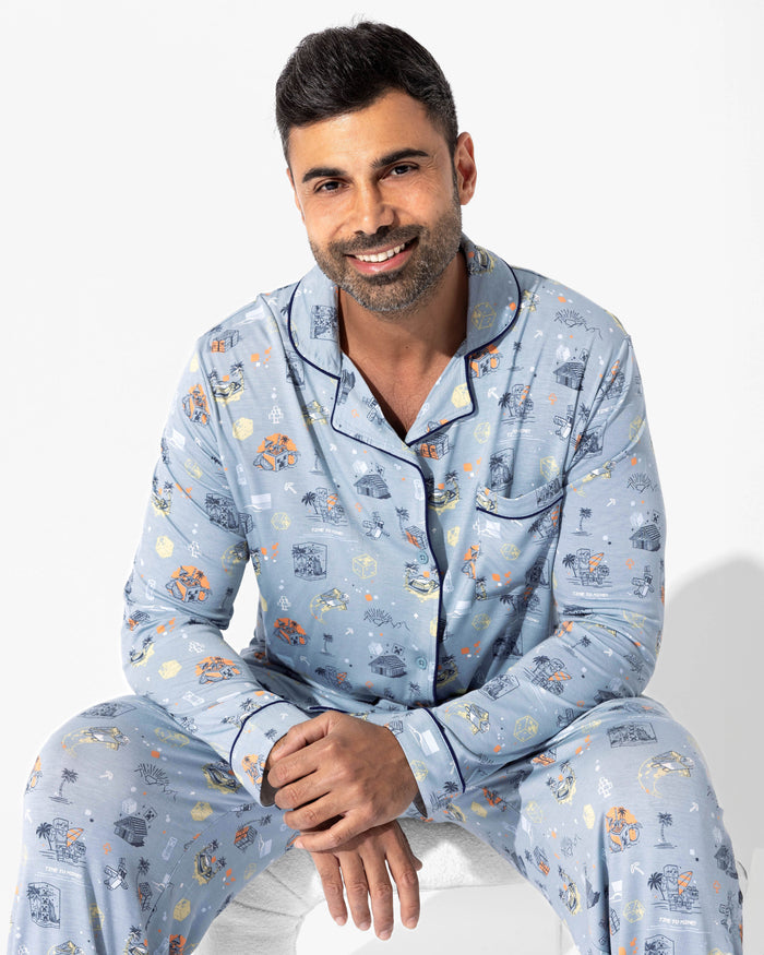 Minecraft: Time to Mine Bamboo Men's Pajama Set
