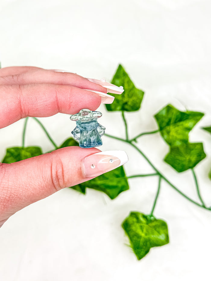 Mini Fluorite Baby Yoda (Star Wars)