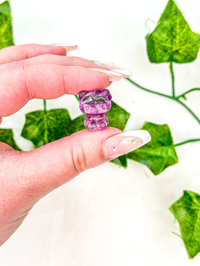 Mini Fluorite Hello Kitty