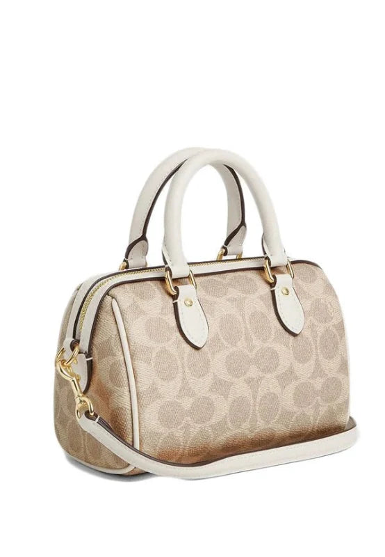 COACH Mini Rowan Crossbody Bag In Blocked Signature HB2 - Runner