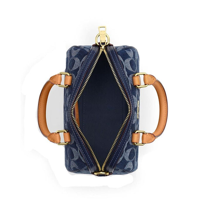 COACH Mini Rowan Crossbody Bag In Blocked Signature HB3 - Runner
