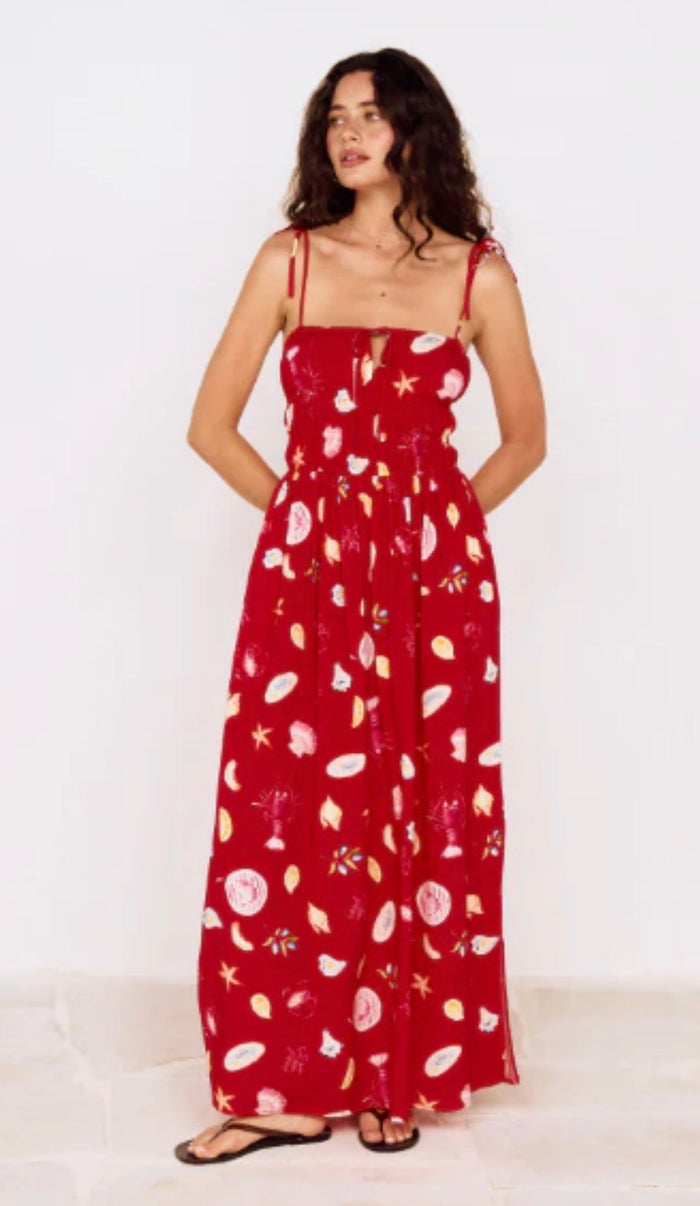 MINK PINK SIRENA MIDI SUNDRESS