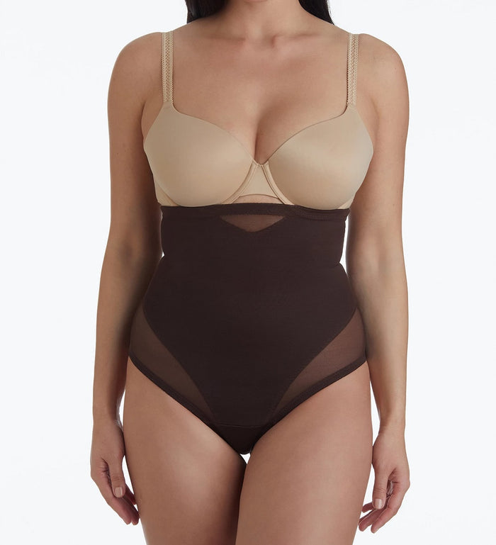 Miraclesuit Sexy Sheer Shaping Extra Firm Control High Waist Thong - 2778