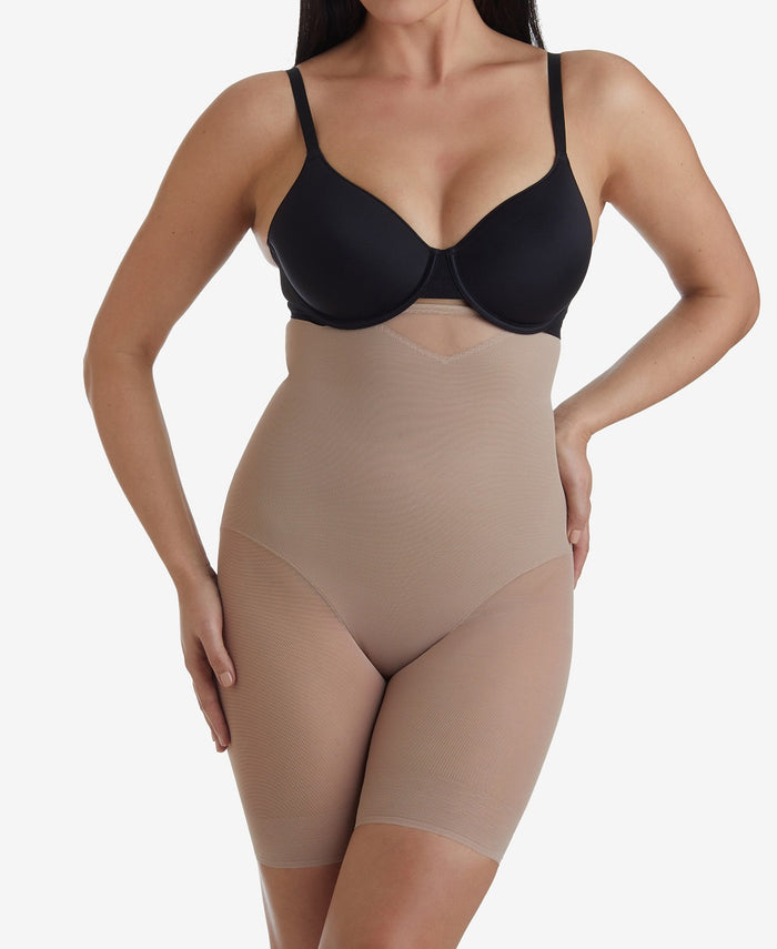 Miraclesuit Sexy Sheer Shaping Hi-Waist Thigh Slimmer - 2789