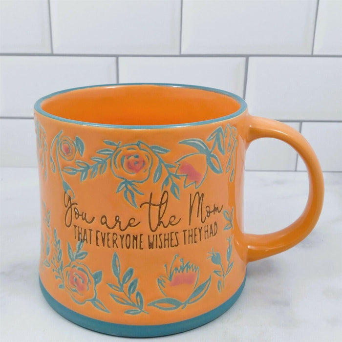 Mom Saying Coffee Mug Ceramic Beverage Tea Cup 17oz 500ml by Blue Sky