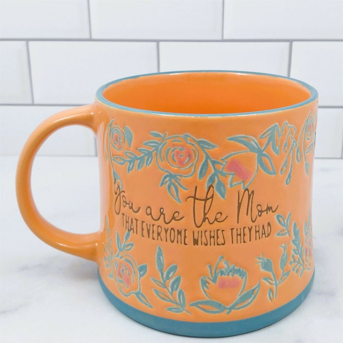 Mom Saying Coffee Mug Ceramic Beverage Tea Cup 17oz 500ml by Blue Sky