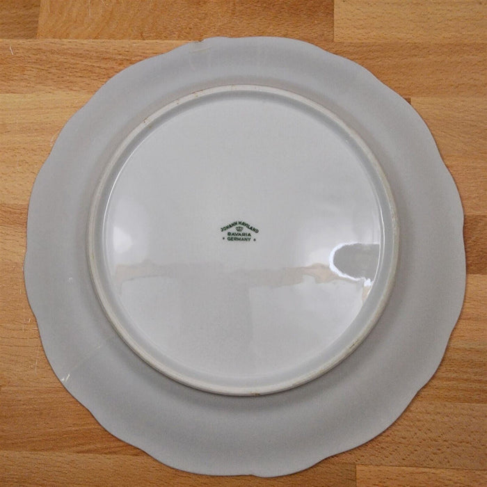 Moss Rose Set of 2 Piece Setting Johann Haviland Bavarian Stamp Bowl Plate
