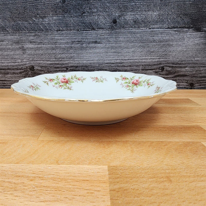 Moss Rose Set of 2 Piece Setting Johann Haviland Bavarian Stamp Bowl Plate