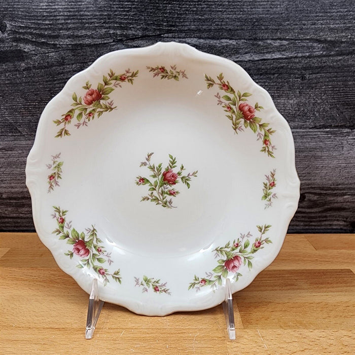 Moss Rose Set of 2 Piece Setting Johann Haviland Bavarian Stamp Bowl Plate