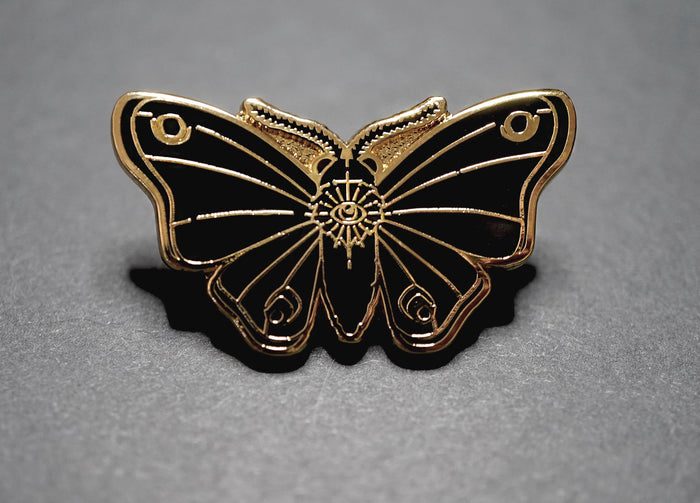 Moth Logo Pin