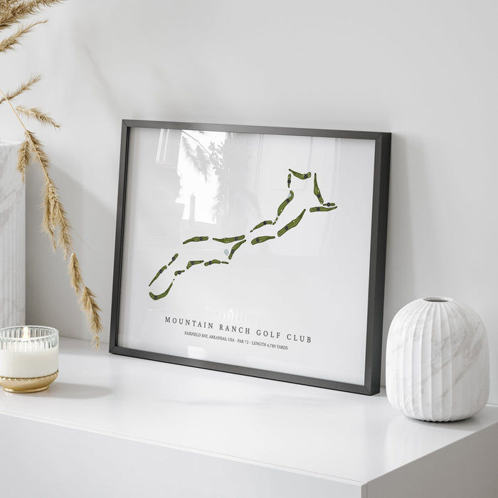 Mountain Ranch Golf Club | Golf Course Map | On Table