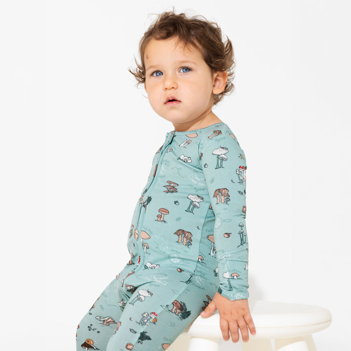 Mushroom Cycle Bamboo Convertible Footie