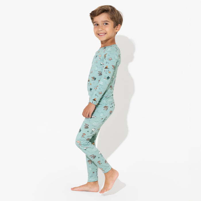 Mushroom Cycle Bamboo Kids Pajamas