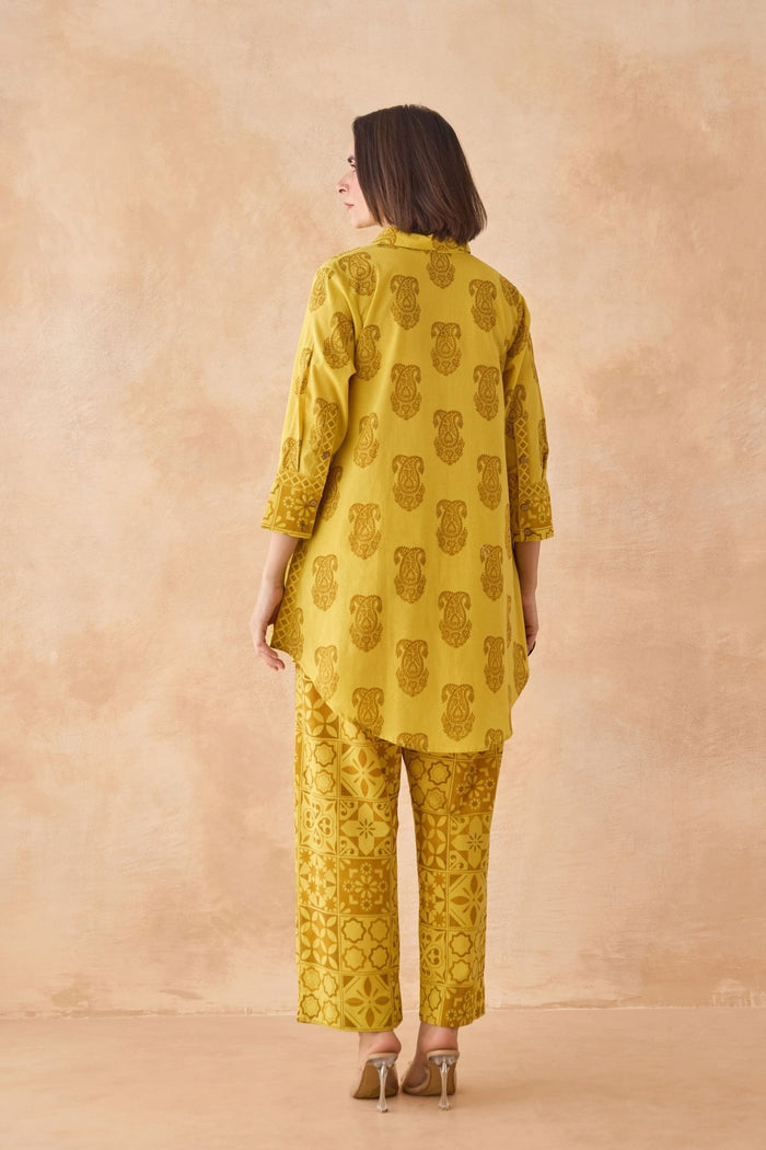 Mustard Paisley Print Co - ord Set - Tara - C - Tara